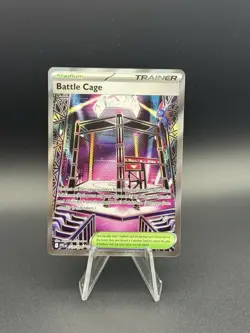 Battle Cage 116/094 ENGLISH Full Art - Pokemon TCG Phantasmal Flames Clean - Image 1