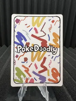 Flareon 22/50 - Numbered Hit Holo - PokeDoodly Fan Art - Pokemon NM - Image 2