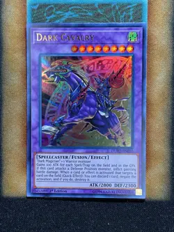 Yugioh Dark Cavalry DUPO-EN002 Ultra Rare 1st Ed LP - Image 1