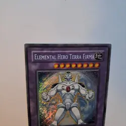 Yugioh Elemental Hero Terra Firma PP02-EN009 Secret Rare LP - Image 3