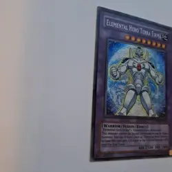 Yugioh Elemental Hero Terra Firma PP02-EN009 Secret Rare LP - Image 4