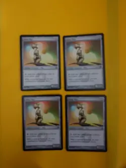 Alloy Myr playset New Phyrexia. Magic the Gathering 4 Card. - Image 1