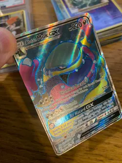 NEAR MINT! Alolan Muk GX (138/147) SM Burning Shadows Full Art Pokemon Card! - Image 3