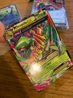 NM! Mega M Sceptile EX (8/98) XY Ancient Origins Ultra Rare Holo Pokemon Card! - Image 3