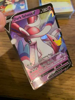 NM! Dark Sylveon V SWSH134 Celebrations 25th Anniversary Promo Pokemon Card! - Image 3