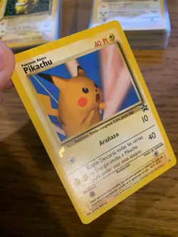 LP! Spanish Snap Pikachu No.26 World Collection Black Star Promo Pokemon Card! - Image 3