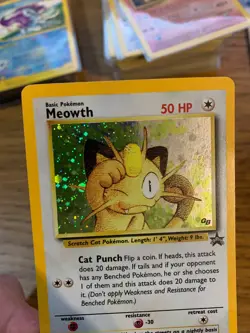 Meowth No.10 WOTC Black Star Promo Pokemon Card! FAST & FREE P&P! - Image 5
