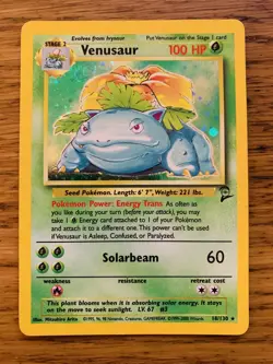 NEAR MINT! Venusaur (18/130) Holo Base 2 Set Pokemon Card! FAST & FREE P&P! - Image 1