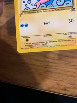 MP! French Surfing Pikachu No.28 World Collection Black Star Promo Pokemon Card! - Image 3