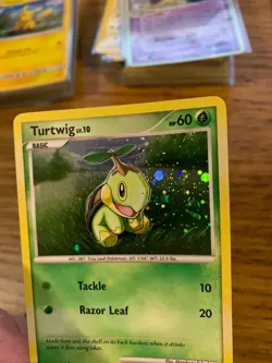 LP! Turtwig DP01 Diamond & Pearl Black Star Promo Holo Pokemon Card! - Image 4