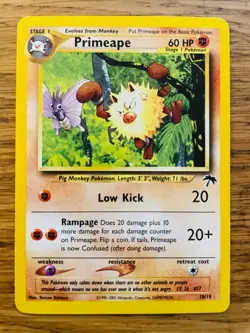 Primeape (18/18) Southern Islands Reverse Holo Pokemon Card! FAST & FREE P&P! - Image 1