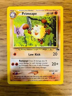 Primeape (18/18) Southern Islands Reverse Holo Pokemon Card! FAST & FREE P&P! - Image 2