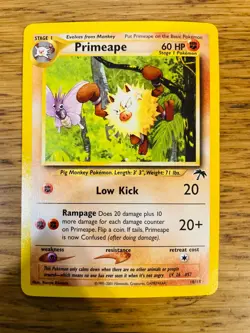 Primeape (18/18) Southern Islands Reverse Holo Pokemon Card! FAST & FREE P&P! - Image 4