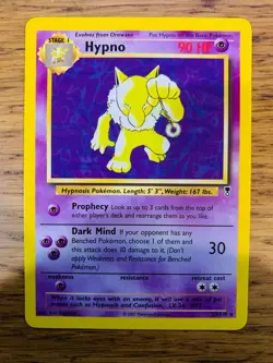 Hypno (25/110) Rare Legendary Collection Pokemon Card! FAST P&P! - Image 2