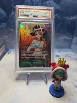 PSA 10 Nami OP02 036 SR Alt Art One Piece Card Game Paramount War English - Image 1