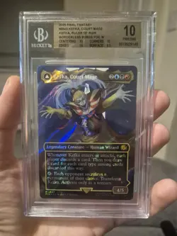 Kefka Court Mage Surge Foil 543 Borderless Final Fantasy MTG Beckett Pristine 10 - Image 1