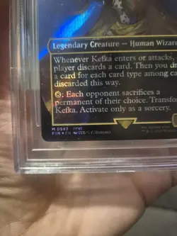 Kefka Court Mage Surge Foil 543 Borderless Final Fantasy MTG Beckett Pristine 10 - Image 2