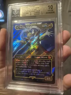 Kefka Court Mage Surge Foil 543 Borderless Final Fantasy MTG Beckett Pristine 10 - Image 3