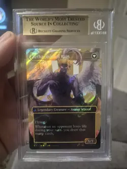 Kefka Court Mage Surge Foil 543 Borderless Final Fantasy MTG Beckett Pristine 10 - Image 4