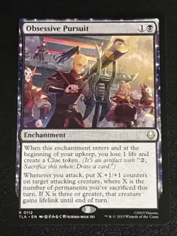 MTG Avatar: The Last Airbender Obsessive Pursuit 0112 NM Rare - Image 1