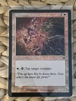 MTG Magic the Gathering - Foil - Misprint Miscut Upside Down - Benalish Trapper - Image 1