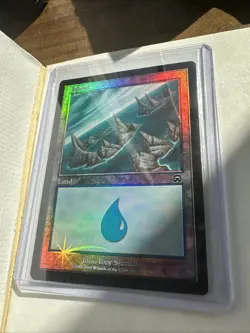 Island Foil Card Magic the Gathering Mercadian Masques Edition #338 - Image 2
