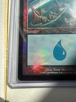 Island Foil Card Magic the Gathering Mercadian Masques Edition #338 - Image 4