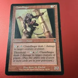 Magic the Gathering MTG Odyssey 2001 Card | Chainflinger 181/350 LP - Image 2