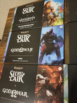 MTG PlayStation Secret Lair: Foil Trophy Bundle + Two Twisted Metal Sol Ring - Image 2