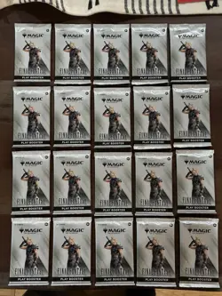 Lot of 20 Play Boosters Packs Final Fantasy Magic: The Gathering - Image 1