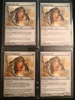 MTG 4X Myr di Magnetite - 4X Lodestone Myr - Mirrodin - Image 1