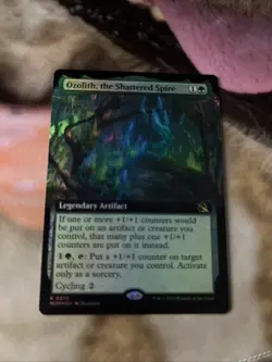 Ozolith, the Shattered Spire (Extended Art) March of the Machine Foil NM - Image 1