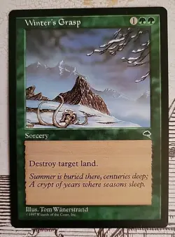 MTG Winter's Grasp x1 LP/NM ~Tempest (Magic the Gathering)*Free Shipping* - Image 1