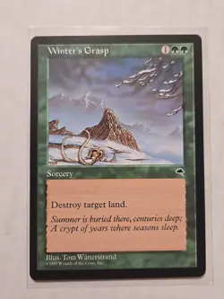 Winter's Grasp - Tempest - LP - Uncommon - Sorcery - MTG - Image 1