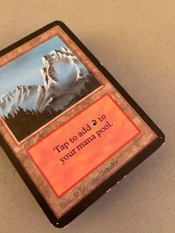 Mountain (B) Limited Edition Alpha MTG-MP Very good-Vintage Magic the Gathering - Image 4