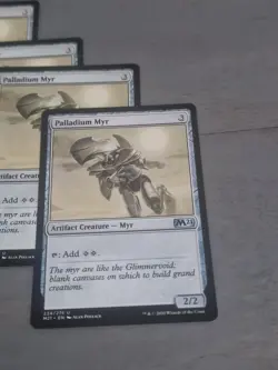 MTG Palladium Myr X4 Core Set 2021 234/274 Regular Uncommon. NM Condition - Image 2