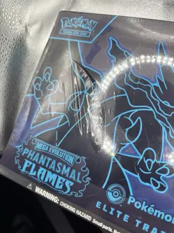 Phantasmal Flames Pokemon Center ETB Elite Trainer Box And Case *Torn Seal* Read - Image 3
