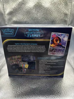 Phantasmal Flames Pokemon Center ETB Elite Trainer Box And Case *Torn Seal* Read - Image 5