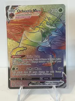 Orbeetle VMAX 186/185 Secret Rare Vivid Voltage Pokemon - Image 1