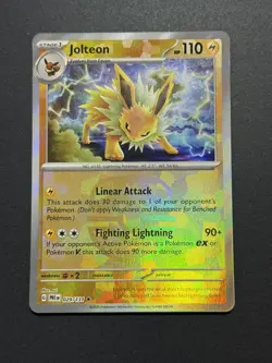 Jolteon (Master Ball Pattern) 029/131 Sv: Prismatic Evolutions Pokemon TCG NM - Image 1