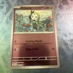 Meloetta Uncommon ME02: Phantasmal Flames - 040/094 M/NM Reverse Holo Pokemon - Image 1
