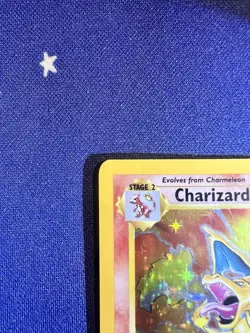 Charizard Base Set Unlimited Holo Rare MP, Pokemon TCG 4/102 - Image 2