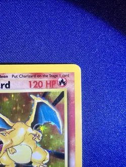 Charizard Base Set Unlimited Holo Rare MP, Pokemon TCG 4/102 - Image 3