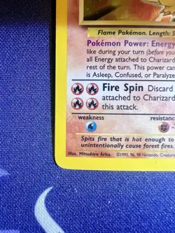 Charizard Base Set Unlimited Holo Rare MP, Pokemon TCG 4/102 - Image 5