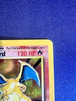 Charizard Base Set Unlimited Holo 4/102 Pokemon TCG MP - Image 3