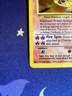 Charizard Base Set Unlimited Holo 4/102 Pokemon TCG MP - Image 5
