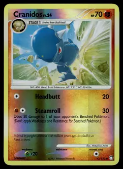 CRANIDOS - 43/123 Uncommon Mysterious Treasures Pokemon LP - Image 1