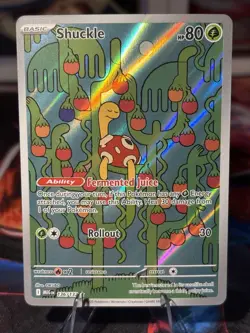 Pokemon 2025 Mega Evolution Shuckle 136/132 Illustration Rare Near Mint - Image 1
