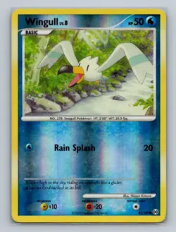 Pokemon Arceus #81/99 Wingull (81) Reverse Holo Common - Image 1