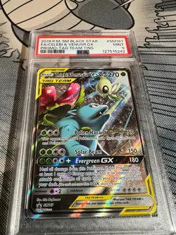 Celebi & Venusaur GX #SM167 Pokemon Promo Card Tag Team - PSA Grade 9 MINT - Image 2